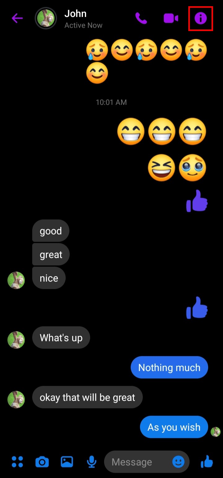 ซ่อนผู้ติดต่อ Messenger โดยไม่บล็อกพวกเขา 