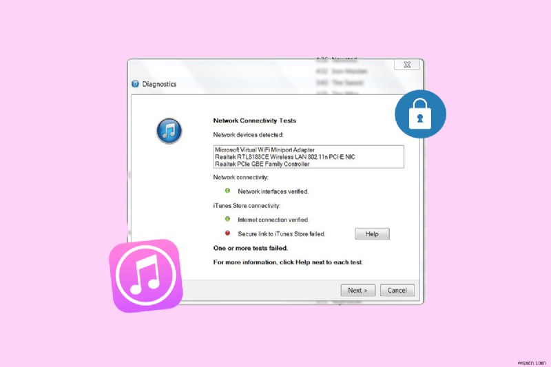 แก้ไขข้อผิดพลาด  ลิงก์ที่ปลอดภัยไปยัง iTunes Store ล้มเหลว  ใน 11 ขั้นตอนง่ายๆ 