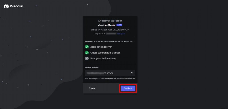 เพิ่ม Jockie Music Bot ไปยังเซิร์ฟเวอร์ Discord ของคุณ – คำแนะนำทีละขั้นตอน 