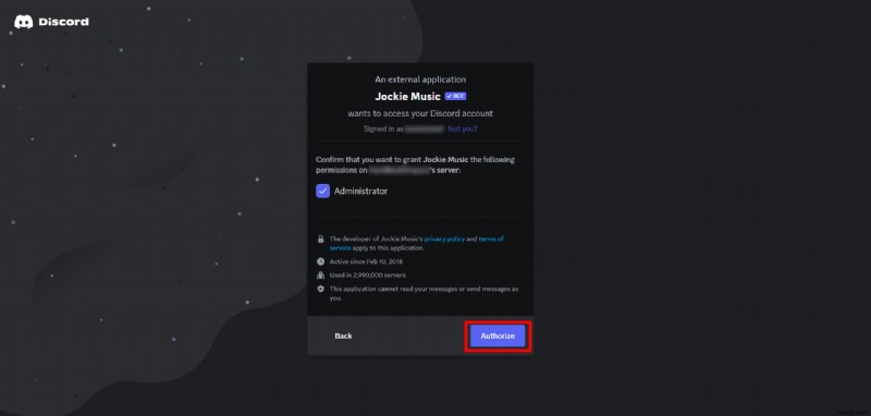 เพิ่ม Jockie Music Bot ไปยังเซิร์ฟเวอร์ Discord ของคุณ – คำแนะนำทีละขั้นตอน 