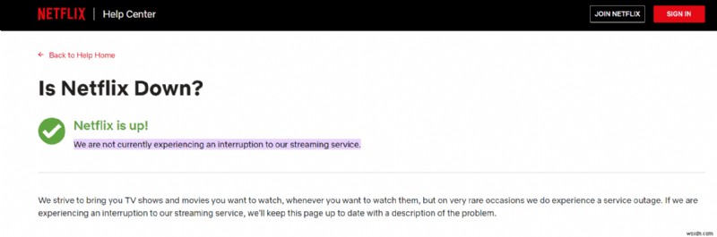 การแก้ไขด่วนสำหรับข้อผิดพลาด Pardon the Interruption ของ Netflix (O7037-1101)