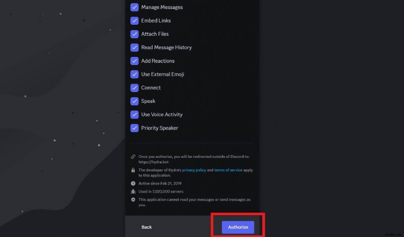 การอนุญาตแอปบน Discord:คำแนะนำทีละขั้นตอน