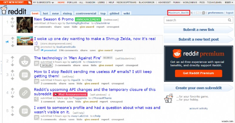 วิธีลบความคิดเห็น Reddit ทั้งหมดของคุณ:4 วิธีง่าย ๆ