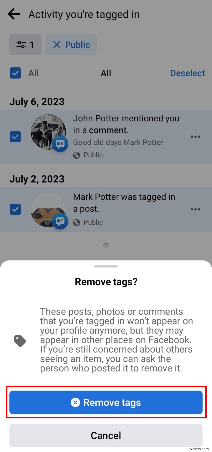ลบแท็กความคิดเห็นบน Facebook ได้อย่างง่ายดาย:คำแนะนำทีละขั้นตอน