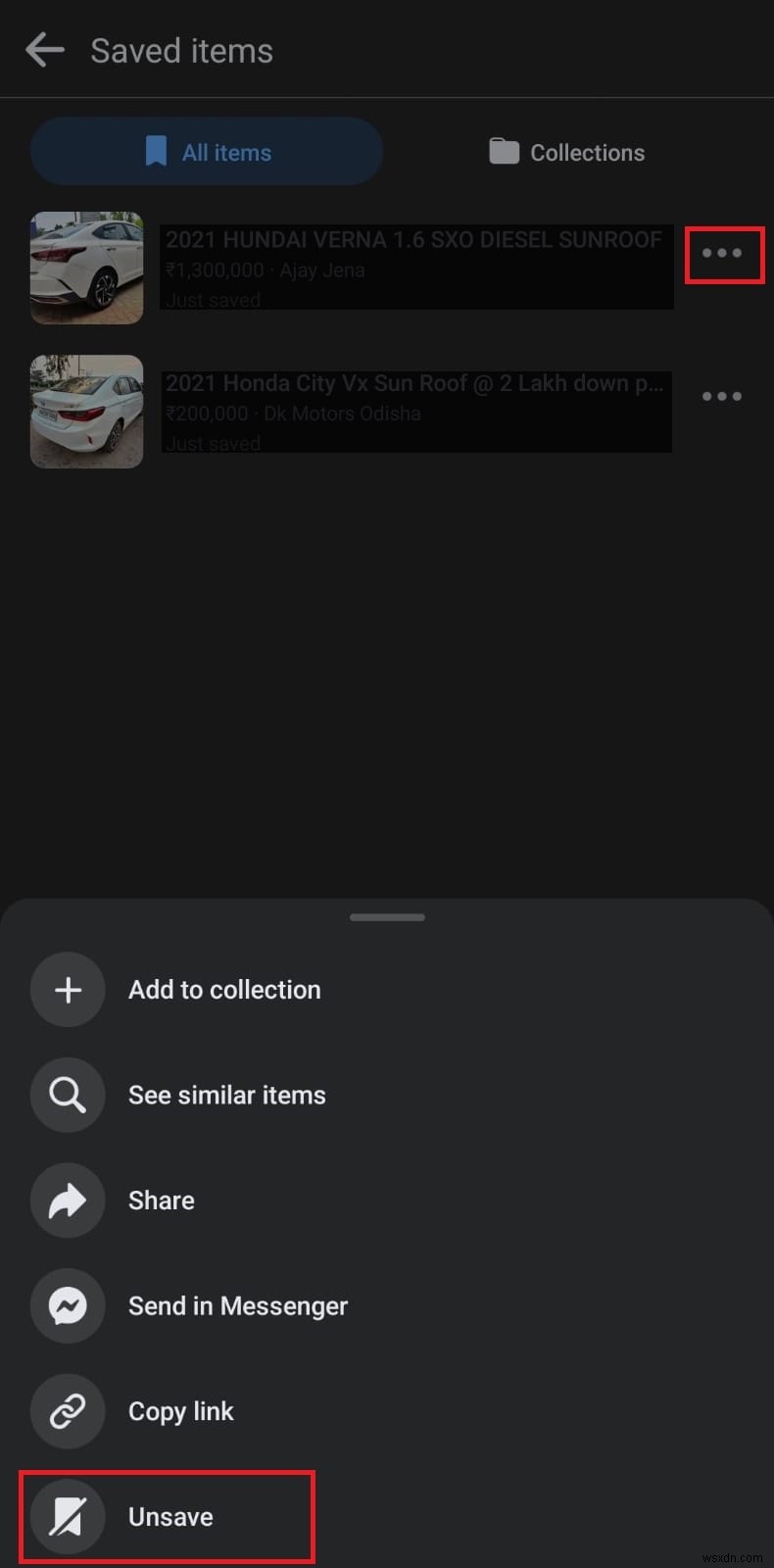 ลบรายการที่บันทึกไว้ออกจาก Facebook Marketplace ได้อย่างง่ายดาย - คำแนะนำทีละขั้นตอน 
