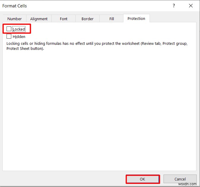 รักษาความปลอดภัยแต่ละเซลล์ใน Excel 2010/2016 โดยไม่ต้องล็อคทั้งแผ่นงาน 