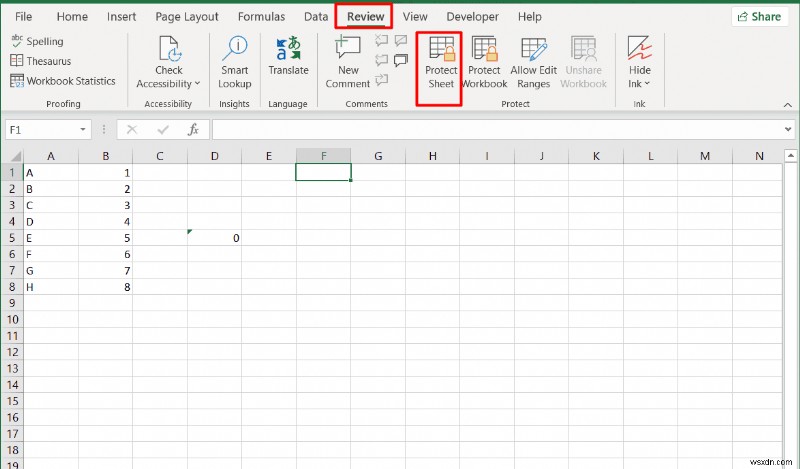 รักษาความปลอดภัยแต่ละเซลล์ใน Excel 2010/2016 โดยไม่ต้องล็อคทั้งแผ่นงาน 