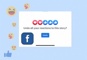คำแนะนำฉบับย่อ:ยกเลิกการโต้ตอบอีโมจิจากเรื่องราวบน Facebook 