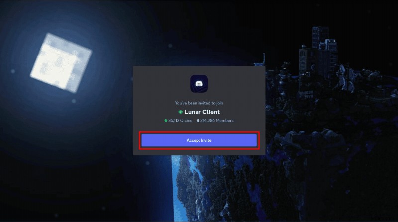 เชื่อมต่อ Lunar Client เข้ากับ Discord:คำแนะนำทีละขั้นตอน