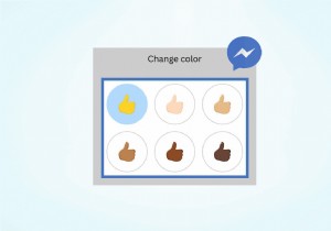 วิธีเปลี่ยนโทนสีผิวอิโมจิใน Facebook Messenger 