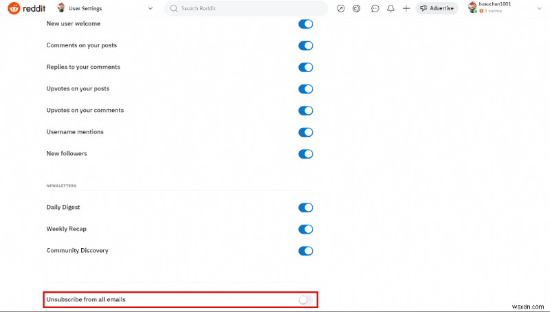 Silence Reddit:ขั้นตอนง่าย ๆ ในการหยุดการแจ้งเตือนทางอีเมล 