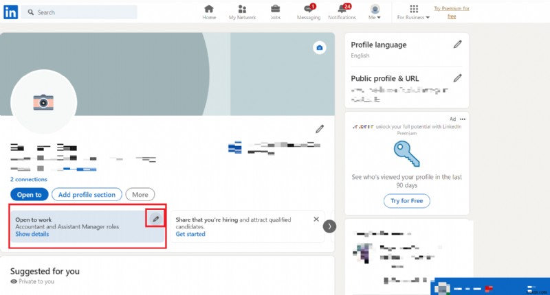 ปิดใช้งานคุณสมบัติ Open to Work บนแอพ LinkedIn Mobile – คำแนะนำทีละขั้นตอน