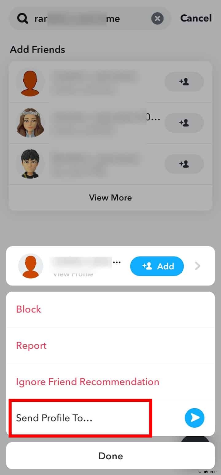 เพิ่มเพื่อน Snapchat โดยไม่มีการแจ้งเตือน เพิ่มโดยการค้นหา
