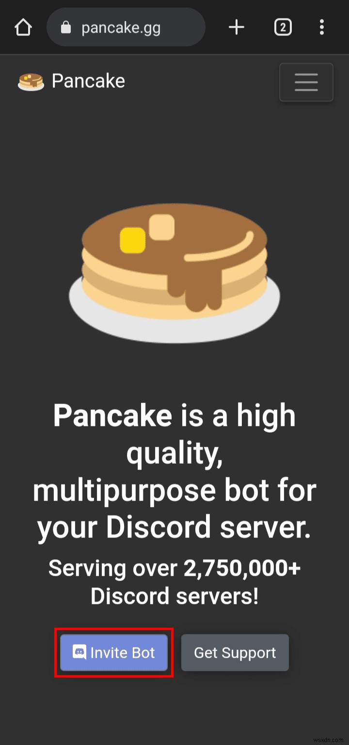 เพิ่ม Pancake Bot ไปยังเซิร์ฟเวอร์ Discord ของคุณ:คำแนะนำทีละขั้นตอน