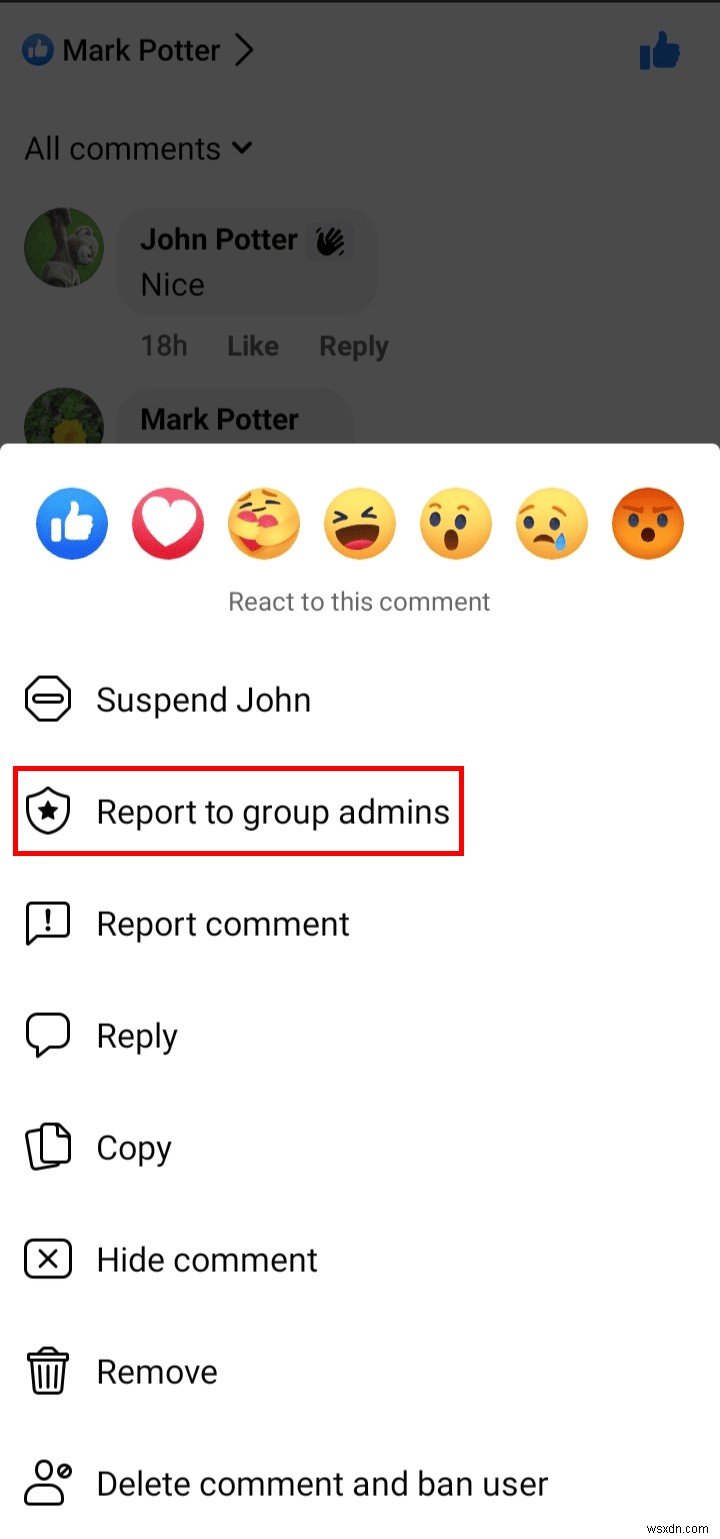คำแนะนำทีละขั้นตอน:วิธีรายงานความคิดเห็นบน Facebook 