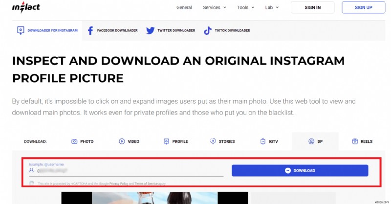 คำแนะนำทีละขั้นตอนในการดาวน์โหลดรูปภาพโปรไฟล์ Instagram อย่างปลอดภัย 