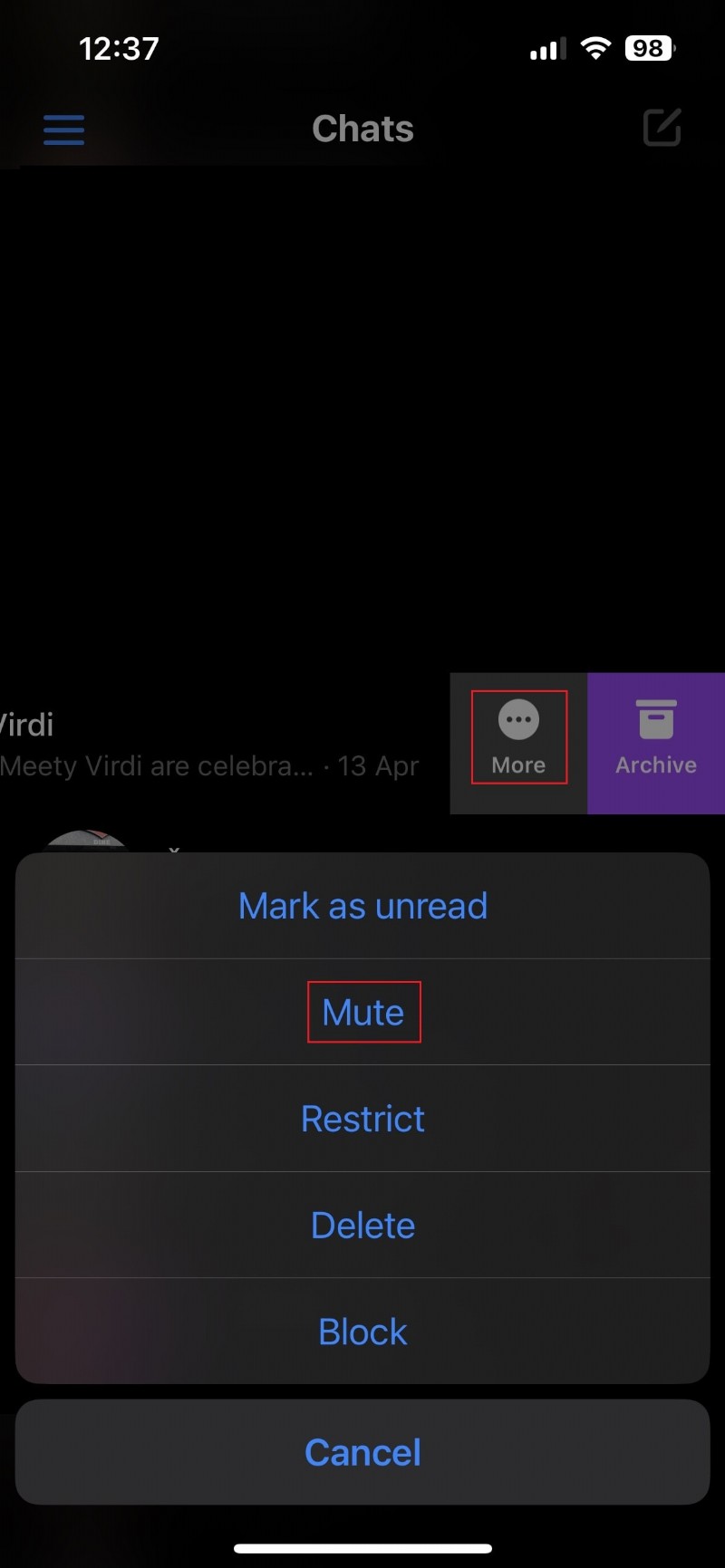 ปิดเสียงการแจ้งเตือน Facebook Messenger บน iPhone:คำแนะนำทีละขั้นตอน