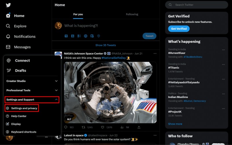 คำแนะนำทีละขั้นตอนในการดูและจัดการบัญชี Twitter ที่ถูกบล็อกของคุณ 