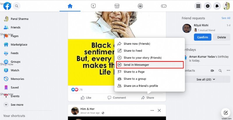 วิธีคัดลอกลิงก์โพสต์บน Facebook:แชร์โพสต์ใดก็ได้ทันที 