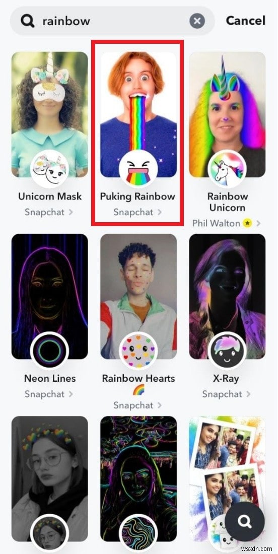 สร้างเอฟเฟกต์สีรุ้งอันน่าทึ่งบน Snapchat:คำแนะนำทีละขั้นตอน 