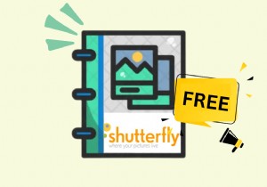 สร้างสมุดภาพ Shutterfly ฟรี:คำแนะนำทีละขั้นตอน 