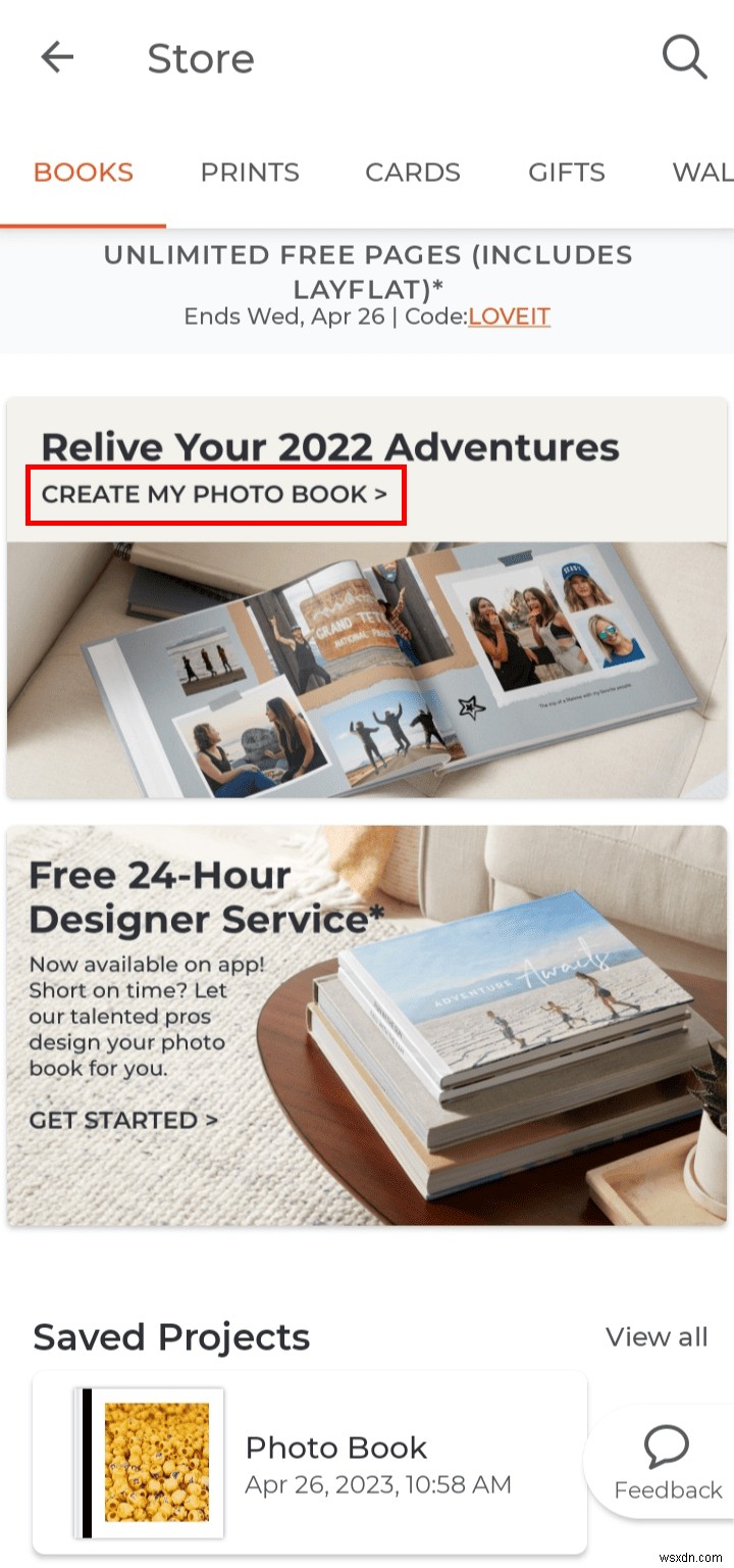 สร้างสมุดภาพ Shutterfly ฟรี:คำแนะนำทีละขั้นตอน 