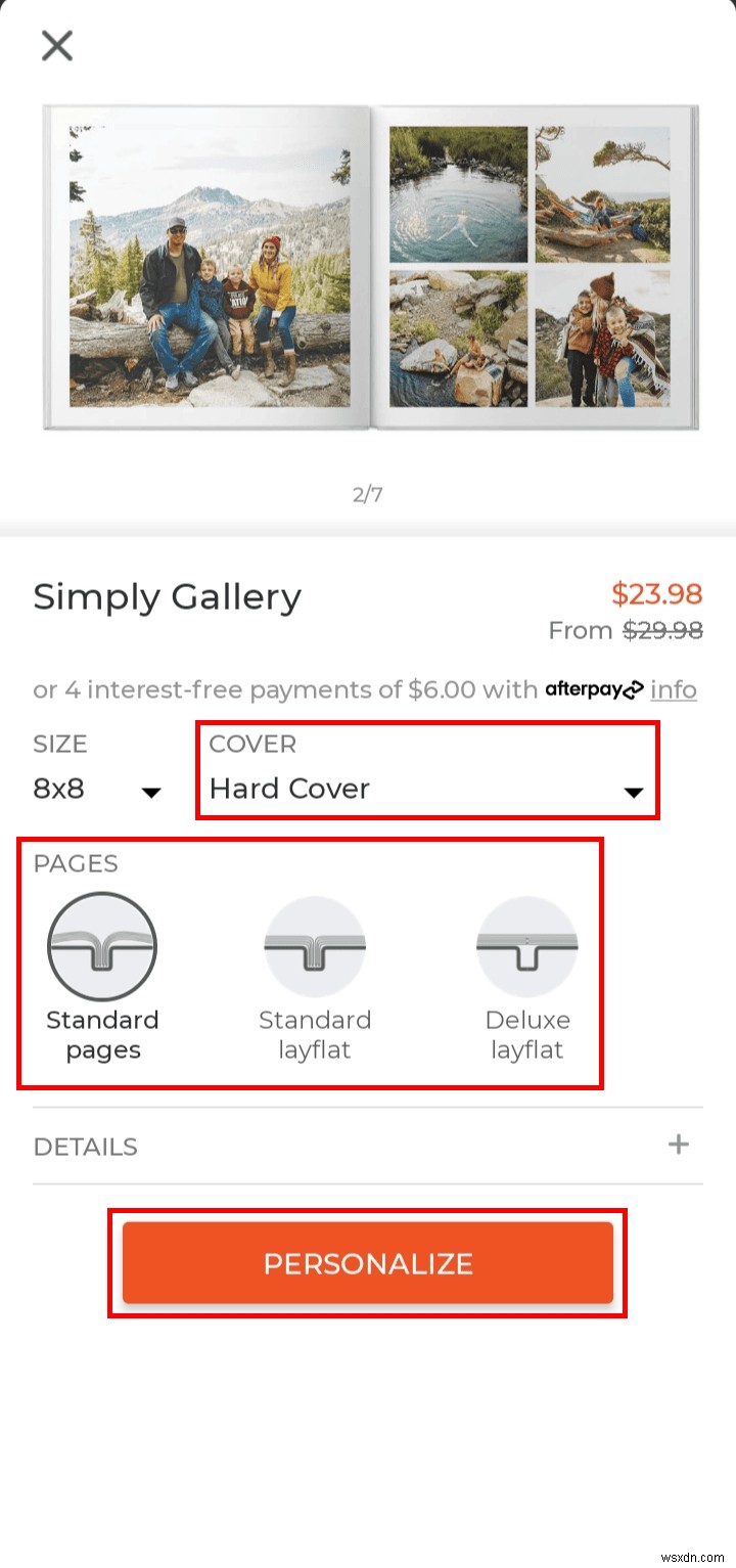 สร้างสมุดภาพ Shutterfly ฟรี:คำแนะนำทีละขั้นตอน 
