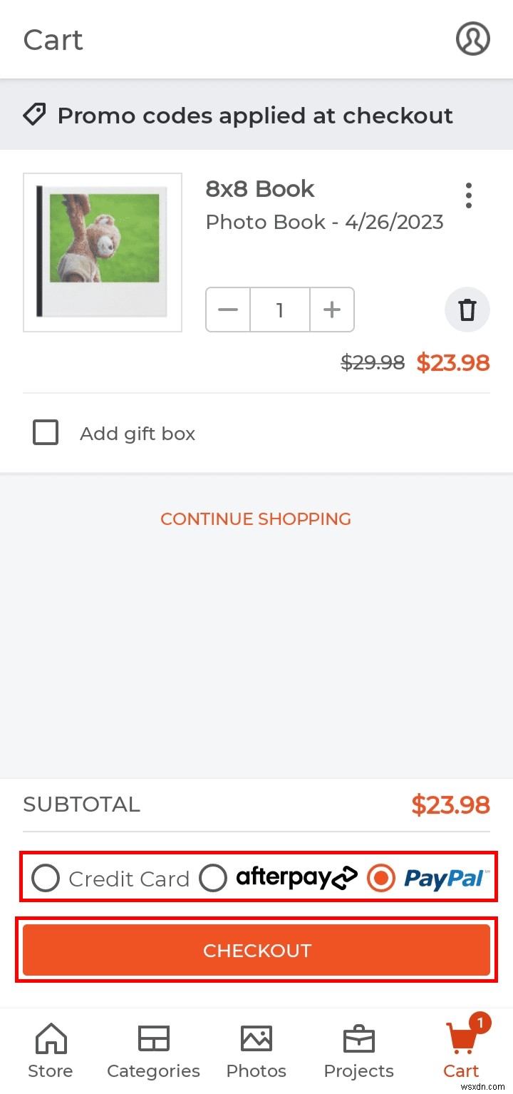สร้างสมุดภาพ Shutterfly ฟรี:คำแนะนำทีละขั้นตอน 