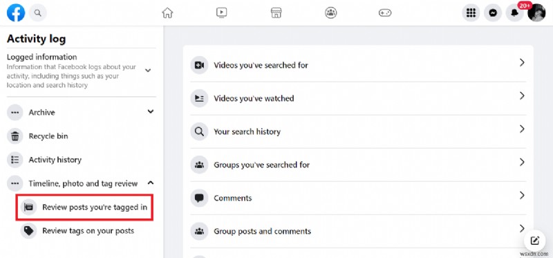 การจัดการแท็ก Facebook ต้นแบบ:คำแนะนำทีละขั้นตอนในการตรวจสอบโพสต์และแท็ก 