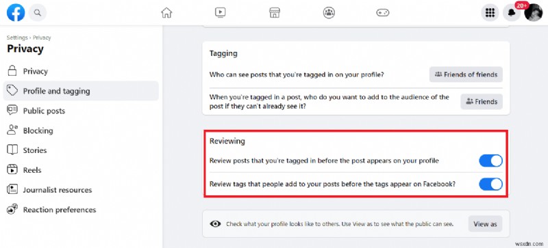 การจัดการแท็ก Facebook ต้นแบบ:คำแนะนำทีละขั้นตอนในการตรวจสอบโพสต์และแท็ก 