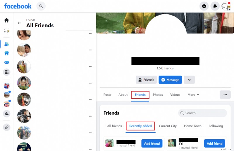ค้นหาว่าใครที่เพื่อน Facebook ของคุณเพิ่มเข้ามาเมื่อเร็ว ๆ นี้