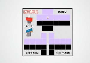 สร้างเสื้อแบบกำหนดเองใน Roblox:คำแนะนำทีละขั้นตอน 