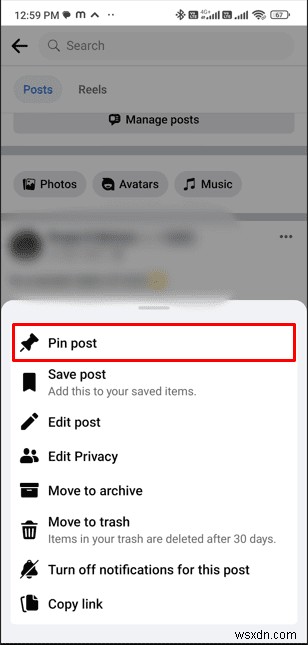 คำแนะนำทีละขั้นตอน:เลิกปักหมุดโพสต์บน Facebook 