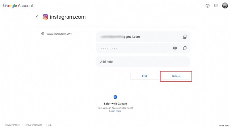 คำแนะนำทีละขั้นตอน:การลบข้อมูลรับรอง Instagram ที่จัดเก็บไว้ใน Google Smart Lock 
