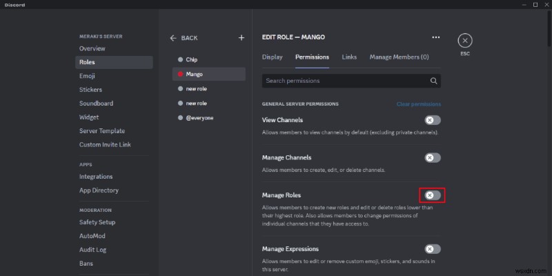 รักษาความปลอดภัยเซิร์ฟเวอร์ Discord ของคุณ:การล็อคบทบาทหลักและการควบคุมการเข้าถึง 