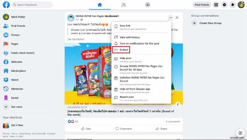 วิธีคัดลอกโพสต์บน Facebook:คำแนะนำที่ง่ายและรวดเร็วสำหรับเดสก์ท็อปและ Android 