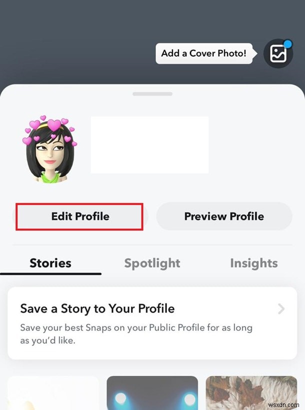 คำแนะนำทีละขั้นตอน:การเพิ่มรูปโปรไฟล์ใน Snapchat 
