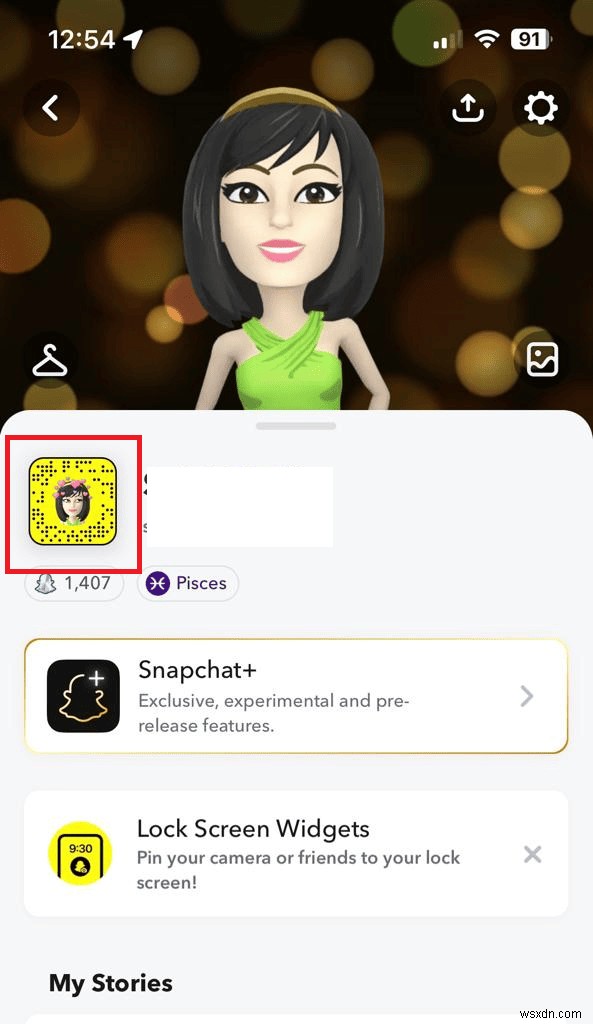 คำแนะนำทีละขั้นตอน:การเพิ่มรูปโปรไฟล์ใน Snapchat 