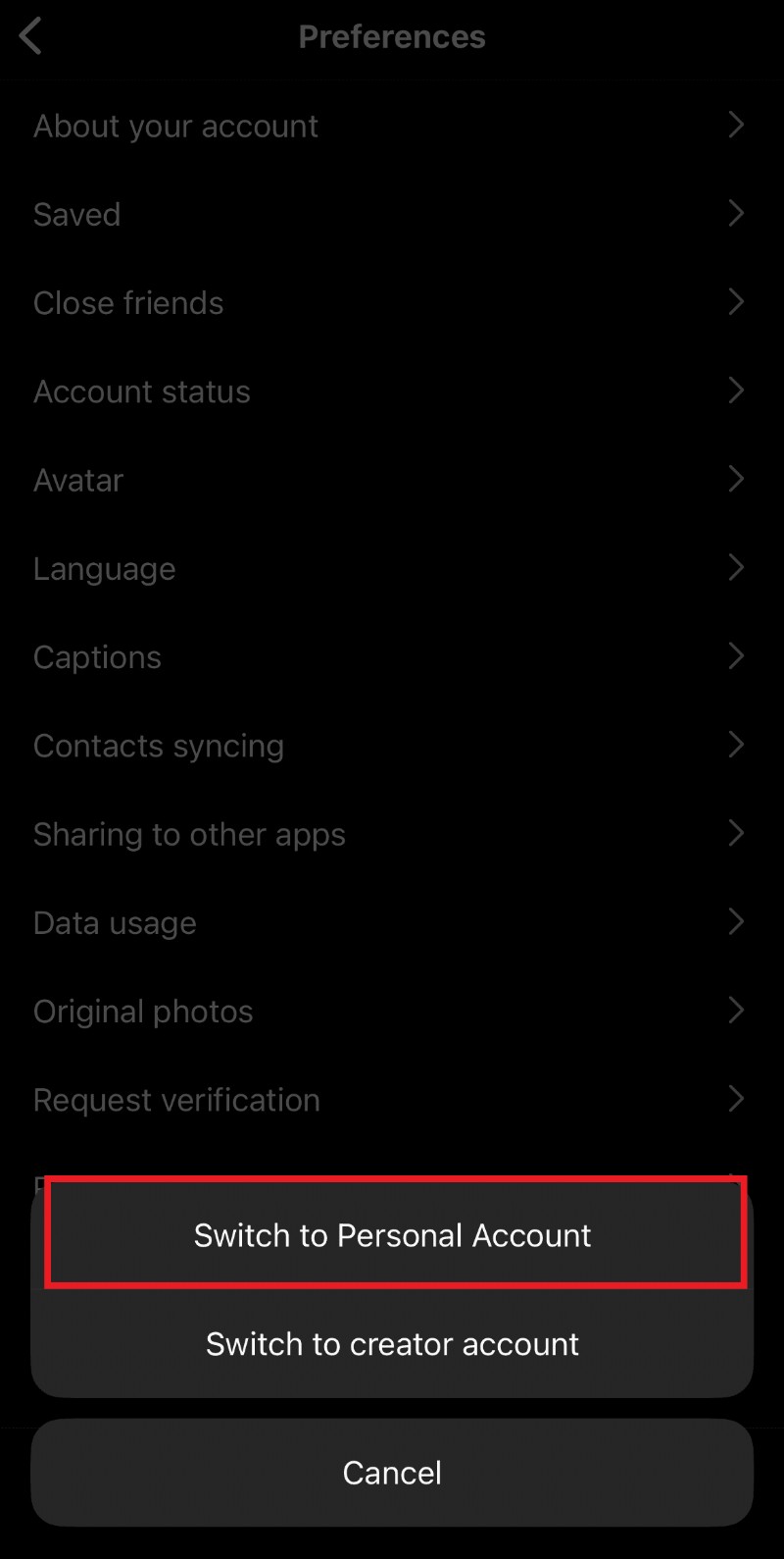 สลับบัญชีธุรกิจ Instagram ของคุณเป็นส่วนตัวบน iPhone - คำแนะนำทีละขั้นตอน 