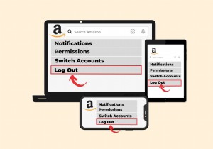ออกจากระบบอย่างปลอดภัยจากอุปกรณ์ Amazon ทั้งหมด:คำแนะนำทีละขั้นตอน 