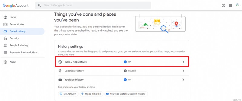 ลบกิจกรรม Google ของคุณ:คู่มือความเป็นส่วนตัวทีละขั้นตอน