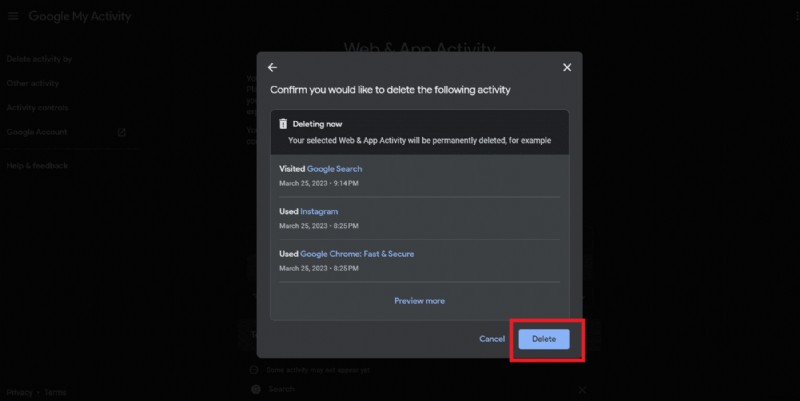 ลบกิจกรรม Google ของคุณ:คู่มือความเป็นส่วนตัวทีละขั้นตอน