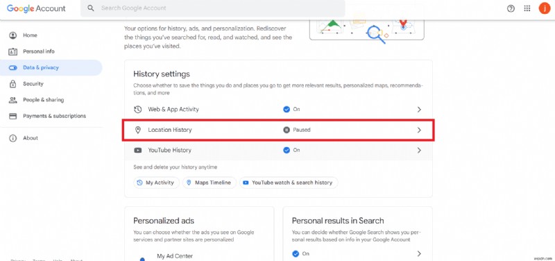 ลบกิจกรรม Google ของคุณ:คู่มือความเป็นส่วนตัวทีละขั้นตอน