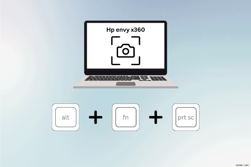 การเรียนรู้ภาพหน้าจอบนแล็ปท็อปและเดสก์ท็อป HP Envy x360 ของคุณ 