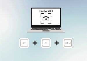 การเรียนรู้ภาพหน้าจอบนแล็ปท็อปและเดสก์ท็อป HP Envy x360 ของคุณ 