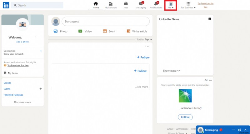 ออกจากระบบ LinkedIn อย่างปลอดภัย:คำแนะนำทีละขั้นตอน