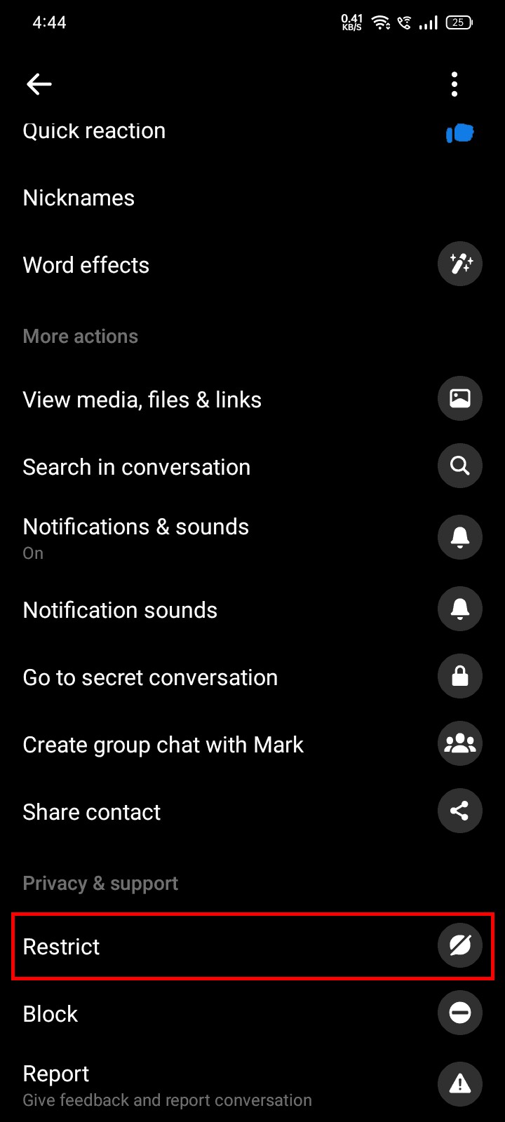 วิธีลบผู้ติดต่อออกจาก Messenger บน Android อย่างถาวร 