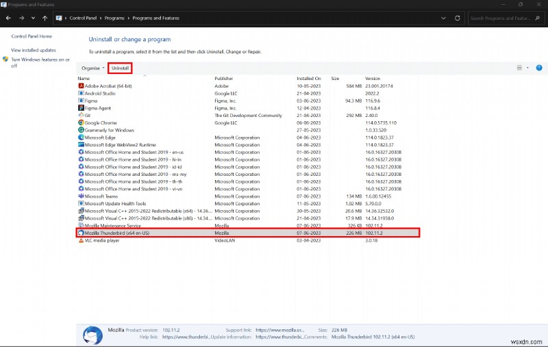 คำแนะนำทีละขั้นตอนในการลบโปรไฟล์ Thunderbird 