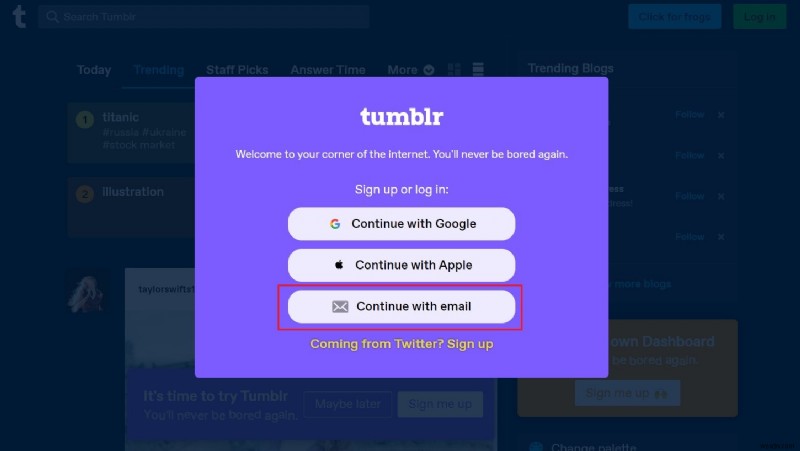 กู้คืนบัญชี Tumblr เก่าของคุณ:คู่มือการรีเซ็ตรหัสผ่านอย่างง่าย 