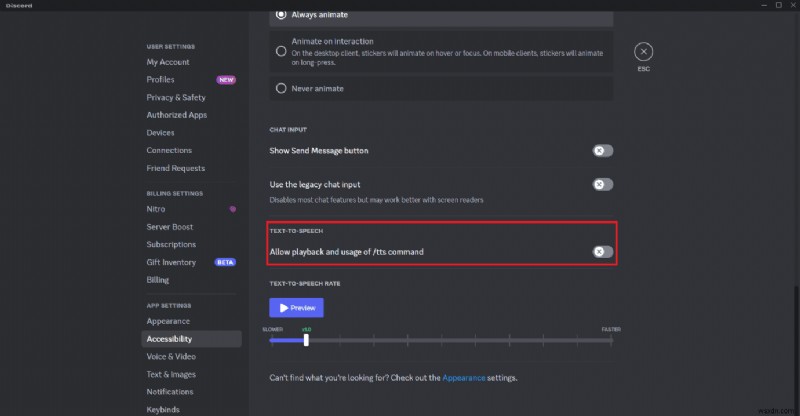 ปิดการใช้งานการอ่านออกเสียงข้อความ Discord:คำแนะนำทีละขั้นตอนฉบับย่อ